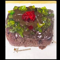 Microwave decadent dark chocolate cake A picture of Microwave decadent dark chocolate cake.