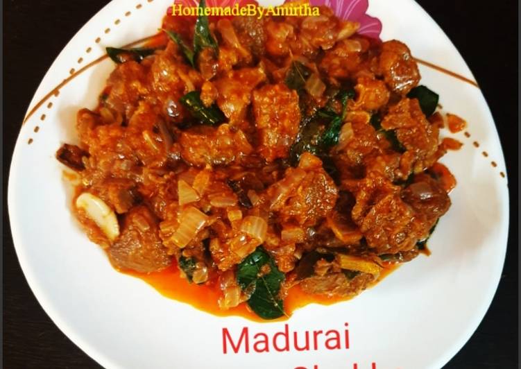 Recipe of Quick Madurai mutton chukka