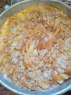 Una foto de Tarta de Manzanas, pastelera, Nueces y Canela 🍎🍎🍎💫💫💫💋💋🫠🤩🥰🥰🥰