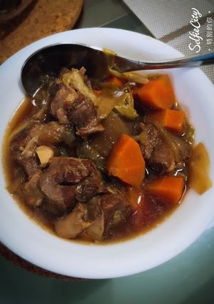 紅燒牛腩 的食譜成品照片