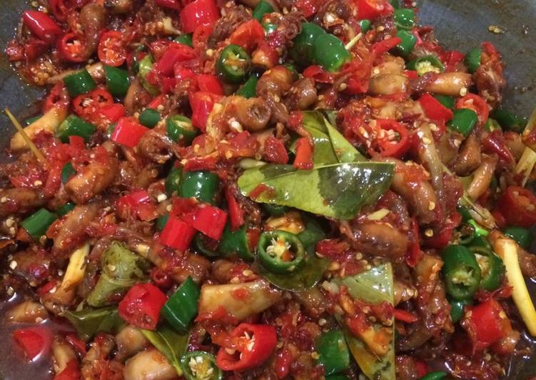 Sambel cumi asin kekinian