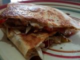 Shrimp quesadilla