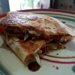A picture of Shrimp quesadilla.
