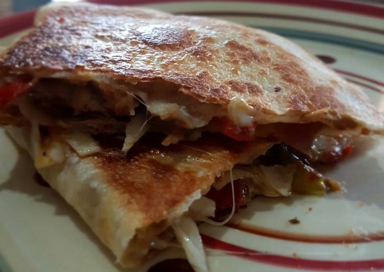 Steps to Make Awsome Shrimp quesadilla | This is Recipe So Appetizing You Must Undertake Now !!