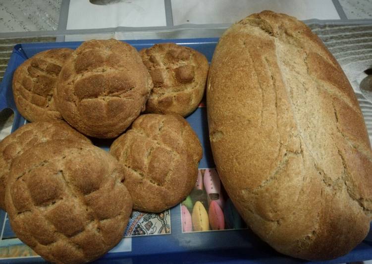 Pan integral con miel