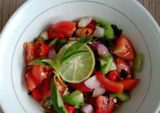 Resep: 173. Sambal Dabu-Dabu Kemangi Enak Terbaru