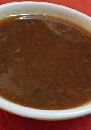 A picture of Khajur imli ki chutney.