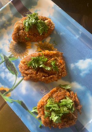 A picture of Quinoa cabbage tikki.