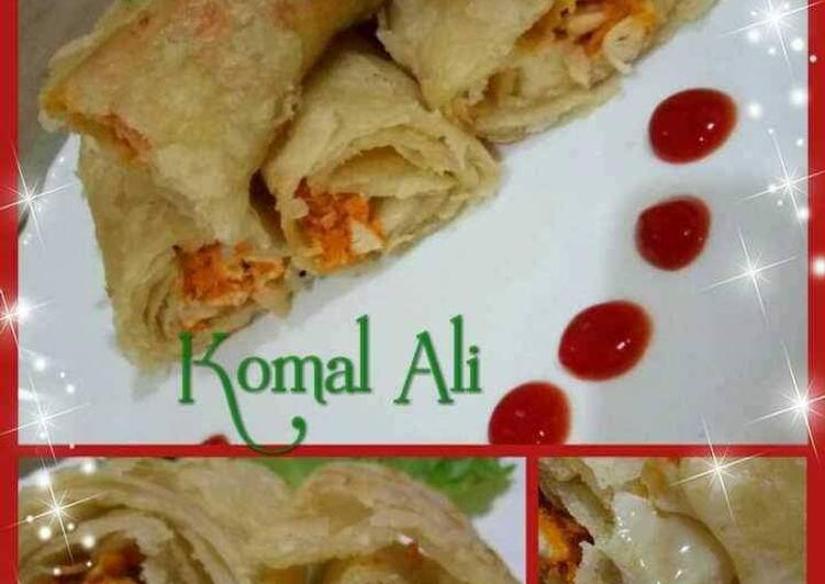 Chicken tikka cheese Roll
