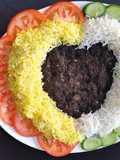 Grilled Kofta with Saffron Rice