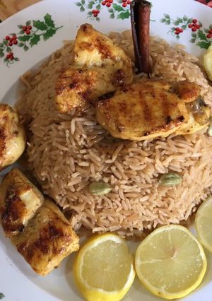 صورة لوصفة كبسة بصدر الدجاج