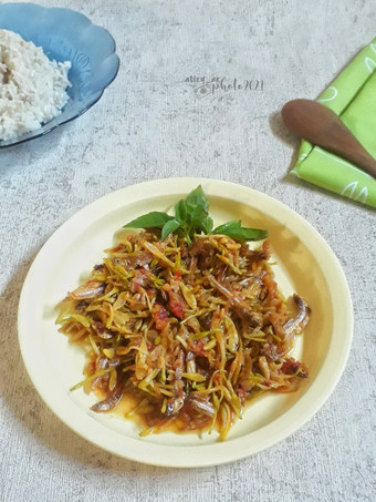Resep Oseng Kembang Kates Teri, Lezat