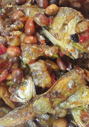 Foto resep Asin Kacang Balado No MSG