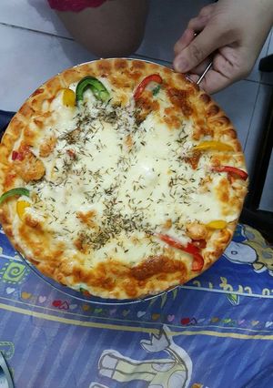 Hình của món Bánh pizza hải sản.