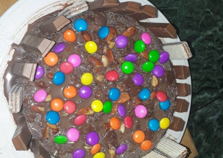 Simple Way to Make Perfect Kitkat choco waffer cake