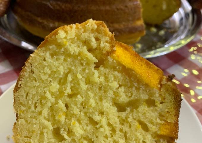 كيكة البرتقال هشة وسبونجية روعة بالصور من ام بنت الهدى كوكباد