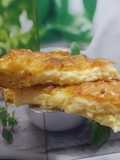 Kaseri Cheese Pie with Phyllo Dough