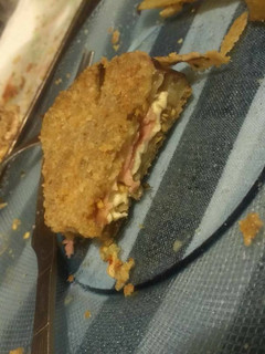 Una foto de Milanesas de berenjena rellenas al horno. Riquísimas!!!