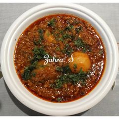 Keema aloo A picture of Keema aloo.