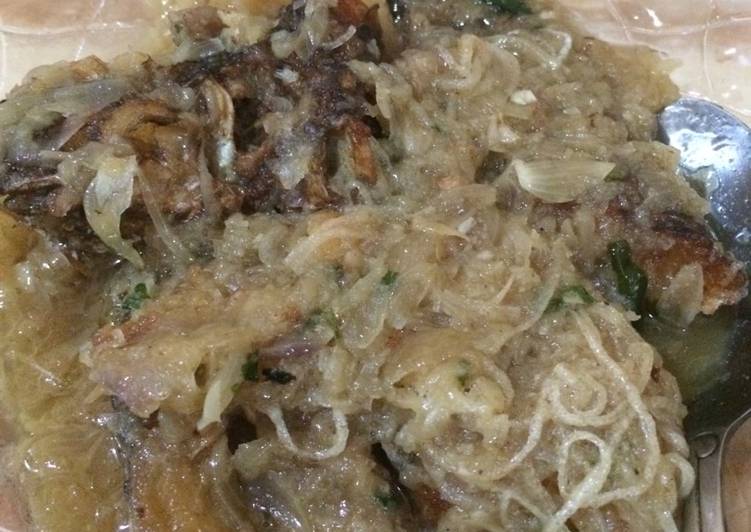 Ikan haruan(gabus)masak kecap