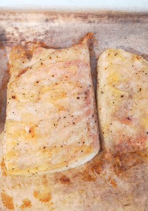 Una foto de Paiche al horno