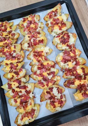 Foto resep Potato Skin with Bacon