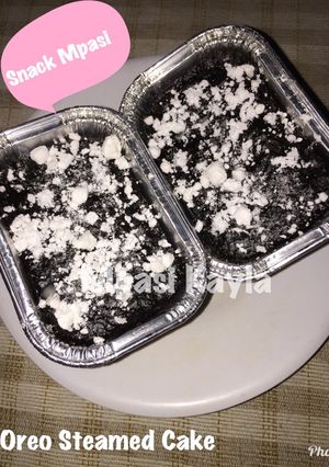 Foto resep Oreo steamed brownies/cake