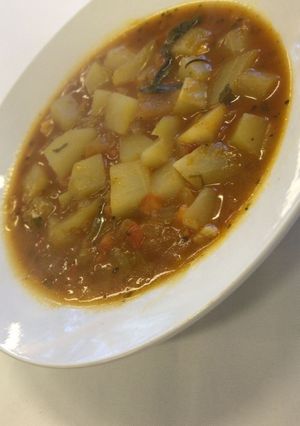 Una foto de Guisado de chayote