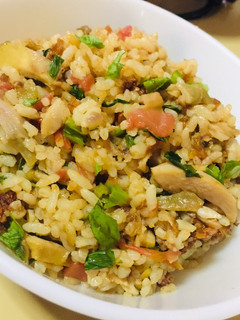 A picture of Leftover Makeovers: Tomato Curry Fried Rice.