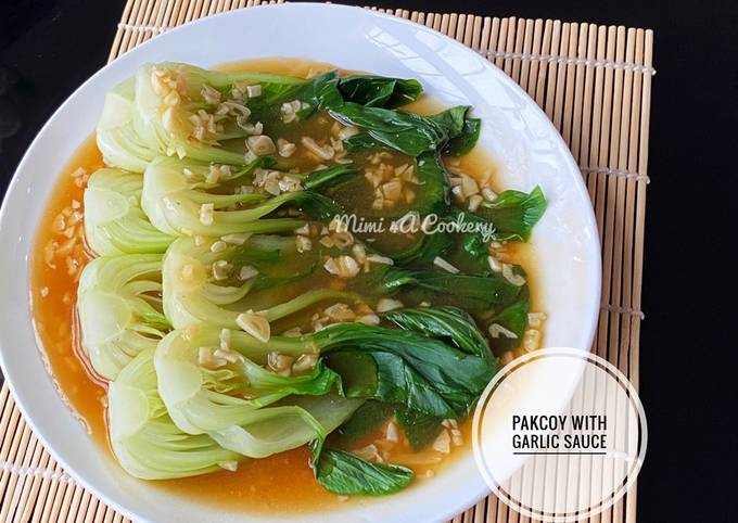 Resep Pakcoy With Garlic Sauce Oleh Mimi 4a Cookery Cookpad 4095