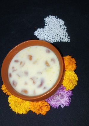 साबुदाणा खीर (Sabudana kheer recipe in marathi) रेसिपी चे मुख्य फोटो 