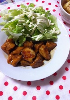 A picture of Teriyaki Chicken with Chicken Breast.