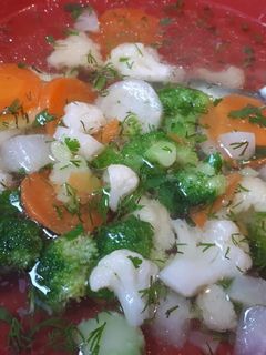 Zöldségleves reggelire recept fotója
