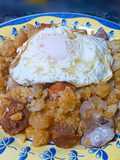 Migas de pan con ayuda Thermomix