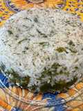 Dôme de riz basmati au persil plat et gingembre