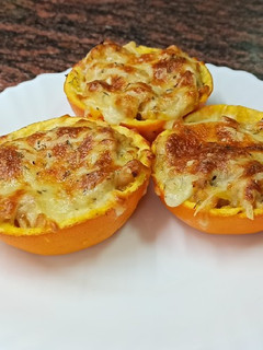 Una foto de Naranjas rellenas 🍊