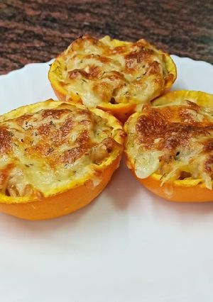 Una foto de Naranjas rellenas 🍊