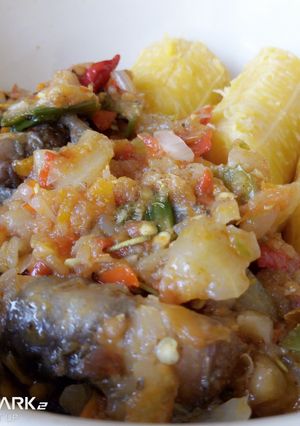 A picture of Garden egg sauce.