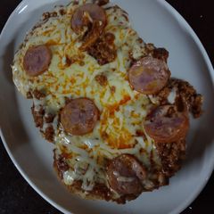 A picture of Easy pizza bread.