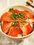 Salmon Zuke Donburi