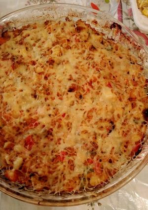 صورة لوصفة غراتان الخضرة 🍲