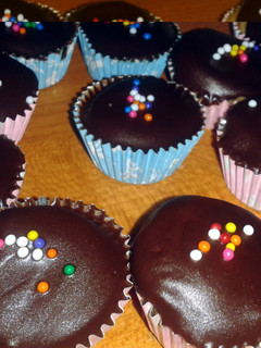 A picture of choc dip cookies.