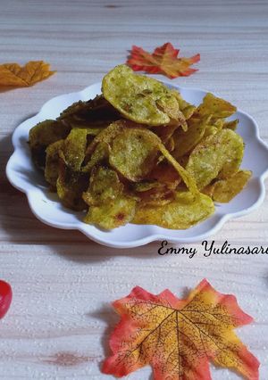 Foto resep Keripik kentang bumbu ijo