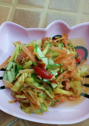 Foto resep Rujak buah pasah / Lotis ala anak kos, sehat bisa untuk diet,
