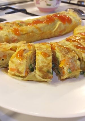 Foto resep Dadar Gulung Isi Sayuran