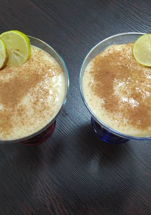 عکسی از دستور دسر کرم زنجبیلی