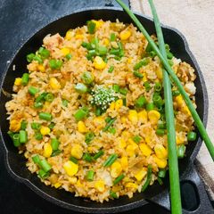 Sweet Corn Pulao A picture of Sweet Corn Pulao.