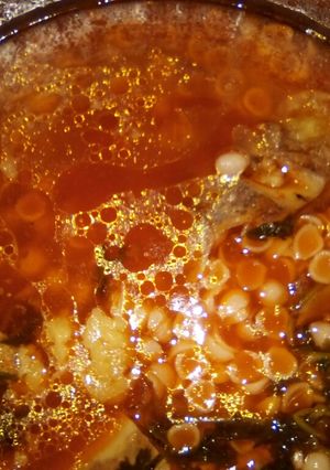 Una foto de Sopa de res