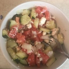 My favourite Greek salad A picture of My favourite Greek salad.