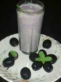 Blueberry smoothie